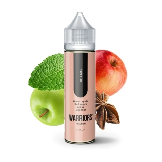 Příchuť ProVape Warriors S&V: Wizard (Zelené jablko, červené jablko, anýz, mentol)