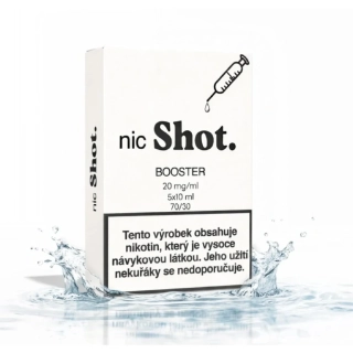 nicShot. booster 5pack 20mg/ml 30PG/70VG