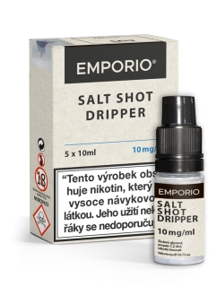 Emporio SALT SHOT DRIPPER 10 mg/ml – 70VG/30PG, 5×10 ml