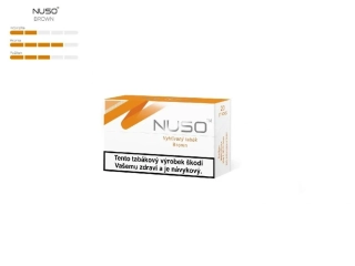 NUSO - Zahřívané náplně - krabička NUSO BROWN