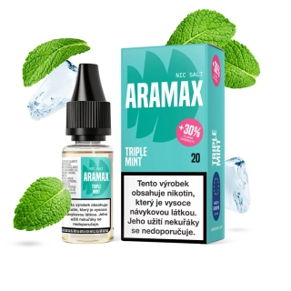 Aramax Salt Triple Mint (Máta s mentolem) 10ml 10mg