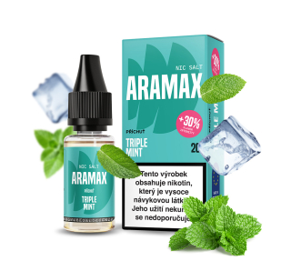 Aramax Salt Triple Mint (Máta s mentolem) 10ml 20mg