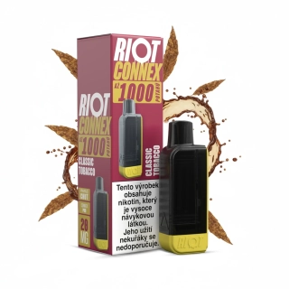 RIOT Connex 1000 předplněná kapsle (Classic Tobacco) 1ks 20mg