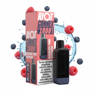 RIOT Connex 1000 předplněná kapsle (Blueberry Sour Raspberry) 1ks 10mg