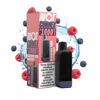 RIOT Connex 1000 předplněná kapsle (Blueberry Sour Raspberry) 1ks 20mg