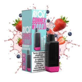 RIOT Connex 1000 předplněná kapsle (Strawberry Blueberry Ice) 1ks 10mg
