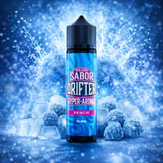 Příchuť Drifter Juice Hyper - Blue Razz Ice SnV 5/60ml
