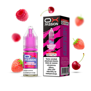 OXVA OX PASSION Salt Strawberry Raspberry Cherry (Jahoda, malina & třešeň) 10ml 10mg