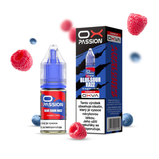 OXVA OX PASSION Salt Blue Sour Razz (Borůvka & malina) 10ml 20mg