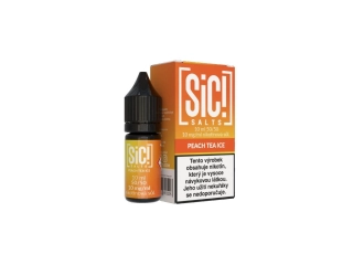 Nikotinová Sůl Sic! Salts - Peach Tea Ice 10ml - 10mg