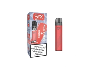 SYX POD Starter Kit 900 mAh + Mixed Berries 2 ml – červený