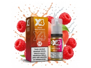 E-liquid - X4 Bar Juice - White Peach Razz 20 mg
