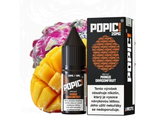 E-LIQUID POPIC! SALT - MANGO DRAGONFRUIT (SLADKÉ MANGO A EXOTICKÉ DRAČÍ OVOCE) 20MG