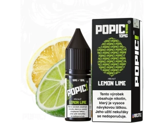 E-LIQUID POPIC! SALT - LEMON LIME (CITRUSOVÁ EXPLOZE CITRONU A LIMETKY) 10MG