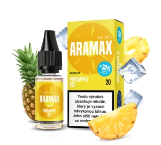 Aramax Salt Pineapple Ice (Ledový ananas) 10 mg/ml – 10 ml