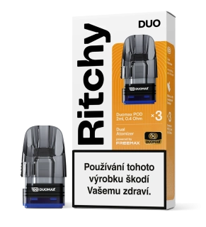 Ritchy DUO Pod Duomax – Náhradní cartridge 0,4 Ω (3 ks)