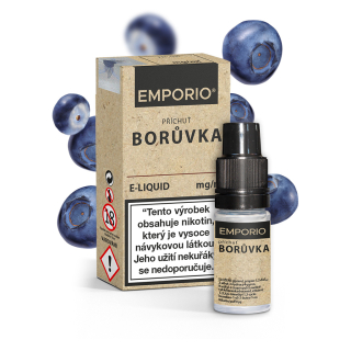 E-liquid Emporio – Borůvka 6 mg – 10 ml