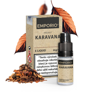 E-liquid Emporio – Karavana (Čistý tabák) 6 mg – 10 ml