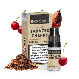 E-liquid Emporio – Tabáček Cherry 6 mg – 10 ml