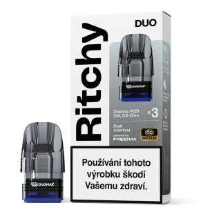 Ritchy DUO Pod Duomax – Náhradní cartridge 0,6 Ω (3 ks)