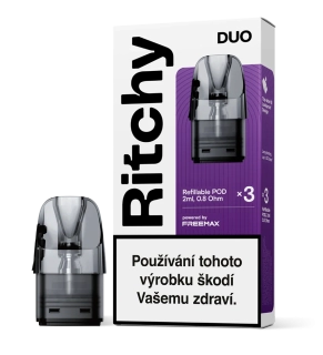Ritchy DUO Pod – Náhradní cartridge 0,8 Ω (3 ks)