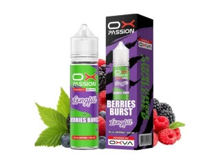 OXVA OX PASSION Berries Burst (Ostružina, borůvka a lesní jahoda) Shake & Vape – 10/60 ml