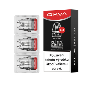 OXVA Xlim V3 CL Top Fill náhradní cartridge 3ks 0,4ohm