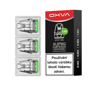 OXVA Xlim V3 CL Top Fill náhradní cartridge 3ks 1,2ohm
