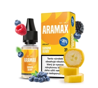 Aramax Salt Banana Berry (Banán a bobule) 10 mg/ml – 10 ml