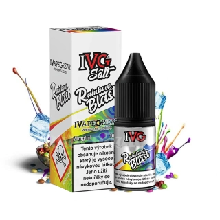 IVG Salt Rainbow Blast 20mg (Chladivé sladké bonbony) 10ml