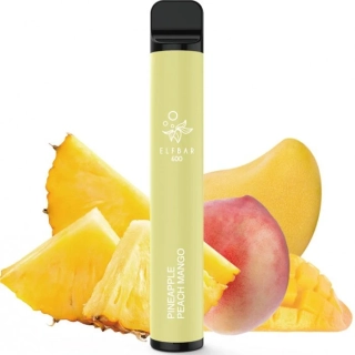 Elf Bar 600 elektronická cigareta 20mg Pineapple Peach Mango 