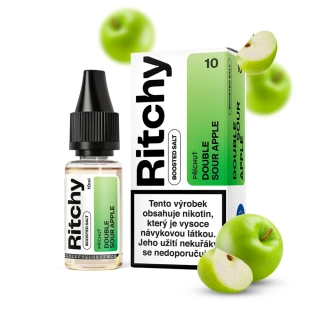Ritchy Salt Double Sour Apple (Kyselé zelené jablko) 10 mg/ml – 10 ml