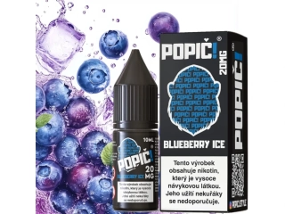 POPIČ! SALT - Blueberry Ice 20mg - E-liquid 10ml