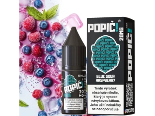 POPIČ! SALT - Blue Sour Raspberry 20mg - E-liquid 10ml