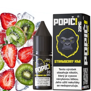 POPIČ! SALT - Strawberry Kiwi 20mg - E-liquid 10ml