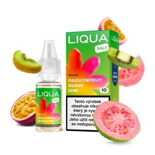 LIQUA Salt Passionfruit Guava Kiwi 10mg (Kiwi, marakuja a guava) 10ml