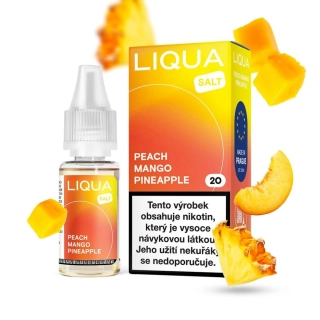 LIQUA Salt Peach Mango Pineapple 20mg (Mango, ananas a broskev) 10ml