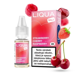 LIQUA Salt Strawberry Cherry Raspberry 20mg (Jahoda, třešeň a malina) 10ml