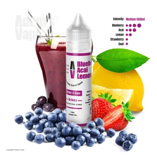 Příchuť Adam's Vape S&V: Blueberry Acai Lemonade (Vychlazená borůvková limonáda)