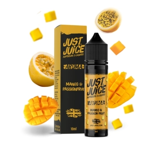 Příchuť Just Juice S&V: Mango & Passion Fruit (Mango & marakuja)