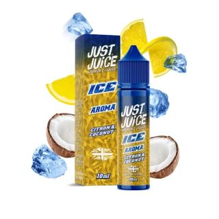 Příchuť Just Juice S&V: ICE Citron & Coconut (Ledový citron & kokos)