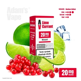 Adam's Vape SALTS Lime Currant (Limetka a rybíz) 10ml 20mg