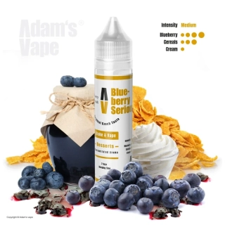 Příchuť Adam's Vape S&V: Blueberry Serious (Borůvkové cereálie s krémem)