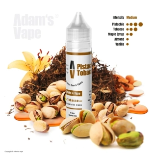Příchuť Adam's Vape S&V: Pistachio Tobacco (Pistáciový tabák s mandlemi a sirupem)