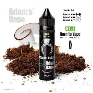 Příchuť Born to Vape S&V: Coconut Octane (Opravdový tabák s kokosem a karamelem)
