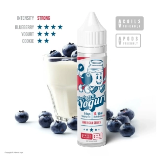Příchuť Adam's Vape American Series S&V: Blueberry Cookie Yogurt