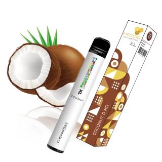[NUTRISTICK] XL Jednorázová E-cigareta - Kokos (0mg) - 700+ potahů