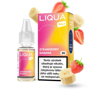 LIQUA Salt Strawberry Banana 10mg (Jahoda a banán) 10ml