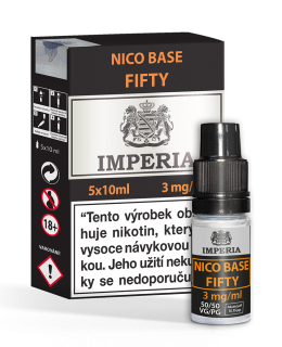 Imperia Fifty Nico Base (50VG/50PG) 5x10ml 3mg