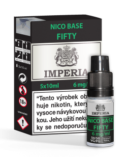 Imperia Fifty Nico Base (50VG/50PG) 5x10ml 6mg